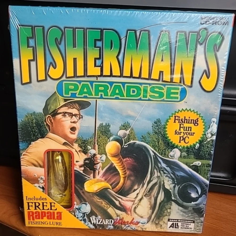 Fisherman's Paradise PC Game - Includes Free Rapala Fishing Lure